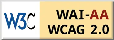 WCAG 2.1 Level AA Conformance badge